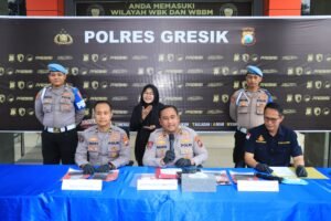Polres Gresik Ungkap Jaringan Narkoba Lintas Kota, 4 Tersangka Diamankan